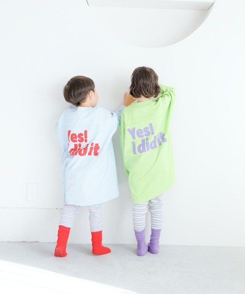 LOWRYS FARM（ローリーズファーム）の「ＵＳＡロゴプリントＢＩＧワンピース　995536（ワンピース・キッズ・ネイビー/グレー/ブルー/グリーン・110cm/120cm/130cm/140cm/150cm）」の6枚目の写真