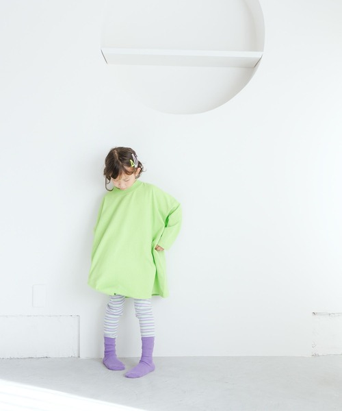 LOWRYS FARM（ローリーズファーム）の「ＵＳＡロゴプリントＢＩＧワンピース　995536（ワンピース・キッズ・ネイビー/グレー/ブルー/グリーン・110cm/120cm/130cm/140cm/150cm）」の7枚目の写真