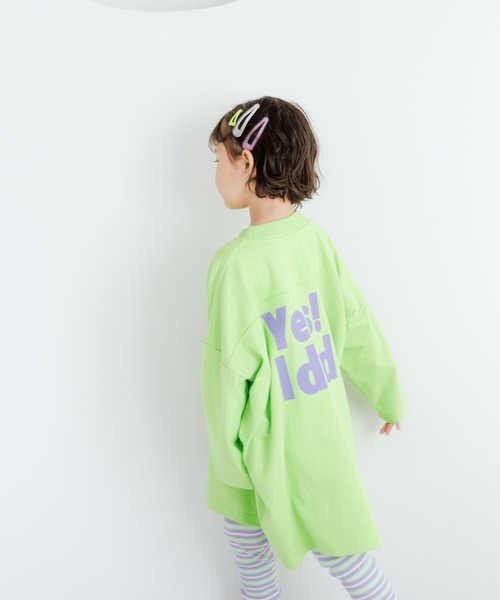 LOWRYS FARM（ローリーズファーム）の「ＵＳＡロゴプリントＢＩＧワンピース　995536（ワンピース・キッズ・ネイビー/グレー/ブルー/グリーン・110cm/120cm/130cm/140cm/150cm）」の11枚目の写真