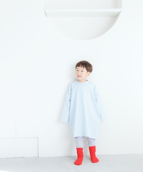 LOWRYS FARM（ローリーズファーム）の「ＵＳＡロゴプリントＢＩＧワンピース　995536（ワンピース・キッズ・ネイビー/グレー/ブルー/グリーン・110cm/120cm/130cm/140cm/150cm）」の13枚目の写真