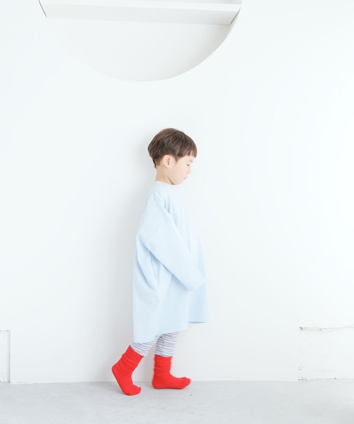 LOWRYS FARM（ローリーズファーム）の「ＵＳＡロゴプリントＢＩＧワンピース　995536（ワンピース・キッズ・ネイビー/グレー/ブルー/グリーン・110cm/120cm/130cm/140cm/150cm）」の14枚目の写真