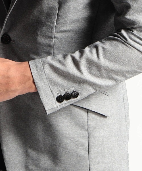 HIDEAWAYS NICOLE（ハイダウェイニコル）の「マーブルカラミジャケット（テーラードジャケット・メンズ・チャコールグレー/ネイビー/サックスブルー/トップグレー・MEDIUM/LARGE/X-LARGE）」の13枚目の写真