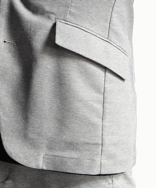 HIDEAWAYS NICOLE（ハイダウェイニコル）の「マーブルカラミジャケット（テーラードジャケット・メンズ・チャコールグレー/ネイビー/サックスブルー/トップグレー・MEDIUM/LARGE/X-LARGE）」の15枚目の写真