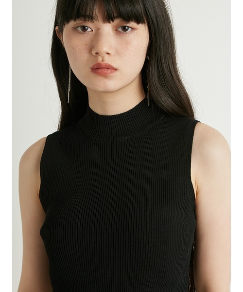 LILY BROWN(リリーブラウン)の「カップインリブニットトップス(ニット/セーター・レディース・アイボリー/ブラック/ブルー/シルバー・FREE)」の19枚目の写真