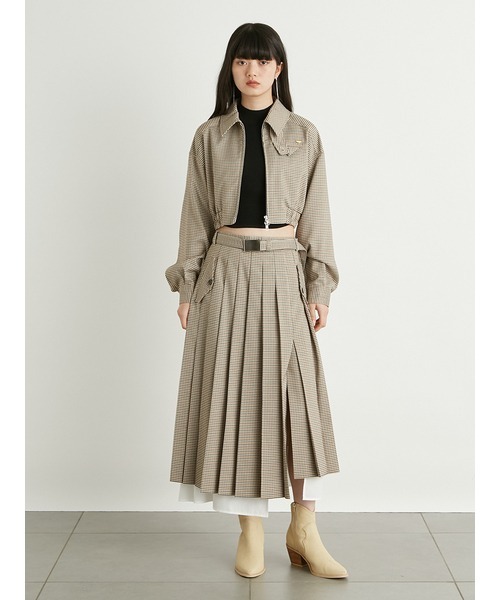 LILY BROWN（リリーブラウン）の「カップインリブニットトップス