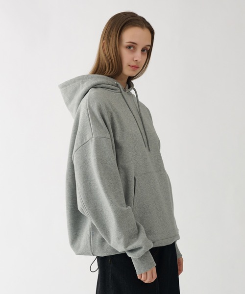 WETTEMPT（ウィテンプト）の「HEAVY WEIGHT DRAW CORD PARKA / ヘビーウェイトドローコードパーカー（パーカー・メンズ・グレー/ブラック・SMALL/MEDIUM/LARGE）」の6枚目の写真