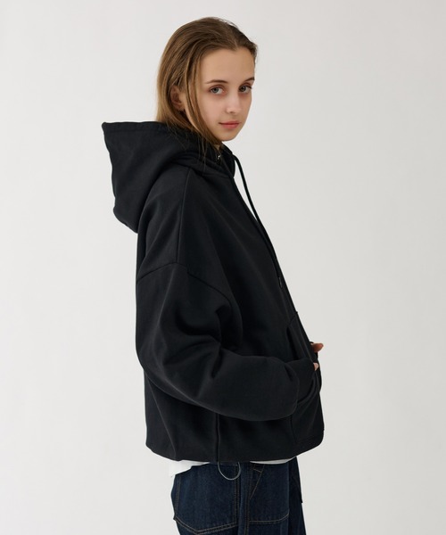 WETTEMPT（ウィテンプト）の「HEAVY WEIGHT DRAW CORD PARKA / ヘビーウェイトドローコードパーカー（パーカー・メンズ・グレー/ブラック・SMALL/MEDIUM/LARGE）」の20枚目の写真