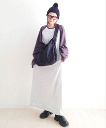 CORNERS by yui | 【CORNERS by yui】ラグランTシャツワンピース(ワンピース)