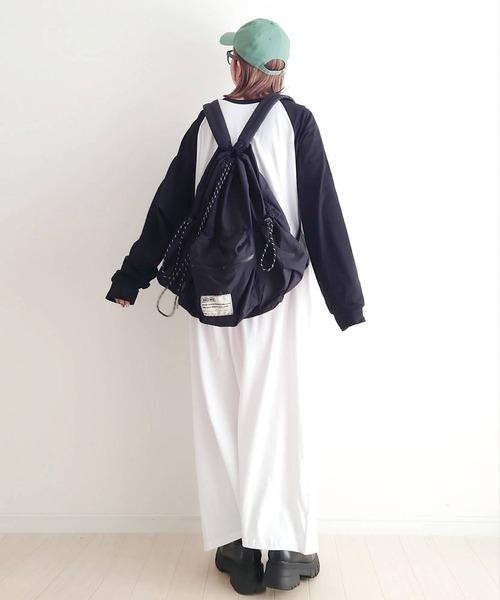 CORNERS by yui(コーナーズバイユイ)の「【CORNERS by yui】ラグランTシャツワンピース(ワンピース・レディース・グレー/ブラック/ブルー/チャコールグレー・L/M)」の11枚目の写真