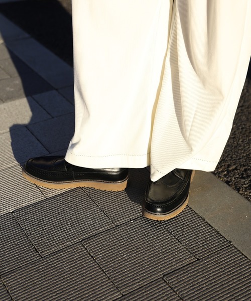 shoes365(シューズスリーシックスファイヴ)の「【shoes365】ウィングチップ ゴムソール皮靴(ドレスシューズ・メンズ・ブラック・24.5cm/25.0cm/25.5cm/26.5cm/27.0cm)」の11枚目の写真