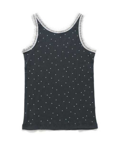 apres les cours（アプレレクール）の「GIRLSリブレースタンクトップ（タンクトップ・キッズ・ブルー/アイボリー/チャコール/ピンク・110/130/120/90/100/80）」の14枚目の写真