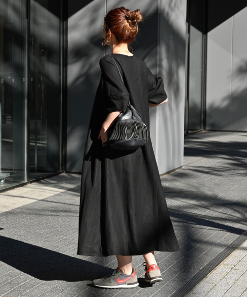 B.C STOCK（ベーセーストック）の「リネンレーヨンコクーンスリーブ