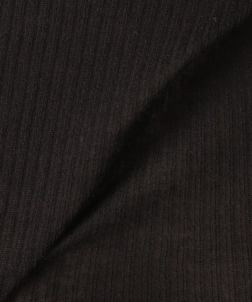 Noble(ノーブル)の「NINETY PERCENT/ナインティーパーセント Rib Long Sleeve Top(Tシャツ/カットソー・レディース・ブラック/ホワイト/ピンク・SMALL)」の16枚目の写真