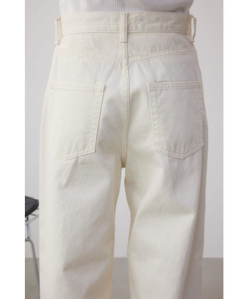 AZUL by moussy（アズールバイマウジー）の「AZUL DENIM ダメージラップデニム（デニムパンツ・レディース・アイボリー/ライトブルー・SMALL/MEDIUM）」の10枚目の写真