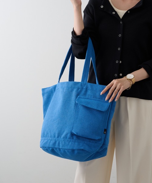 ROOTOTE(ルートート)の「【ROOTOTE】SN.ミディアム.リサイクルコットン-D トートバッグ 1018(トートバッグ・レディース・ブラック/グレー/カーキ/アイボリー/ラベンダー/グリーン/イエロー/ライトパープル/レッド/グリーン系1/オレンジ/ライトイエロー/ブルー/ブラック系1/ライトグリーン/ベージュ/カーキ系1/ブルー系その他/グレー系その他・FREE)」の13枚目の写真
