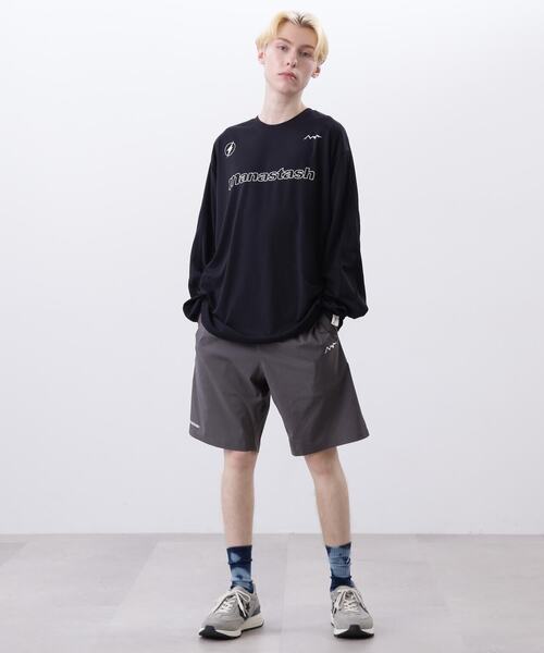MANASTASH(マナスタッシュ)の「MANASTASH/マナスタッシュ/MOUNTAIN LOGO SHORTS/マウンテンロゴショーツ(その他パンツ・メンズ・ネイビー/ブラック/グレー・XL/M/L/2XL)」の10枚目の写真
