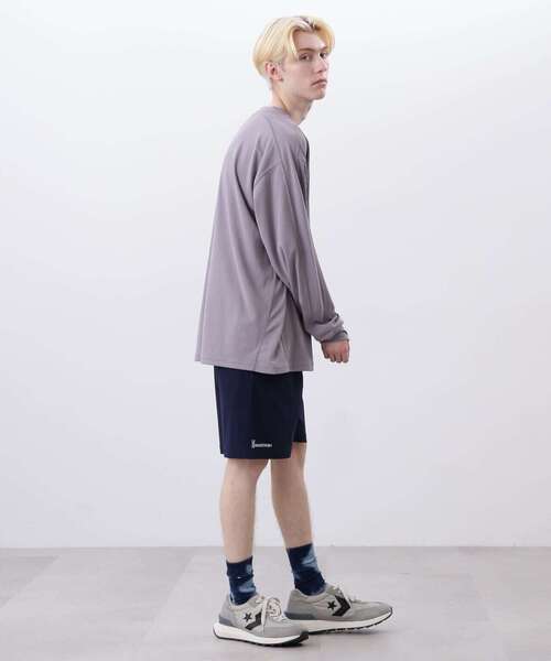 MANASTASH(マナスタッシュ)の「MANASTASH/マナスタッシュ/MOUNTAIN LOGO SHORTS/マウンテンロゴショーツ(その他パンツ・メンズ・ネイビー/ブラック/グレー・XL/M/L/2XL)」の6枚目の写真
