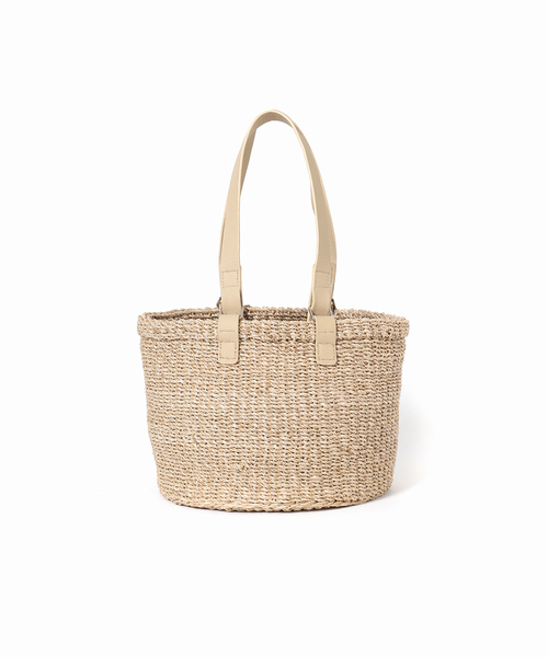 journal standard L'essage（ジャーナルスタンダードレサージュ）の「【Bucket Baggage/バケットバゲージ】HS BASKET M：カゴバッグ（かごバッグ・レディース・ベージュ/ブラック・FREE）」の3枚目の写真