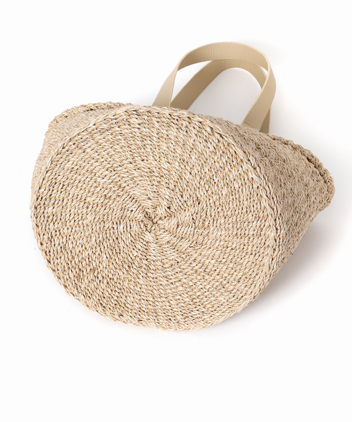 journal standard L'essage（ジャーナルスタンダードレサージュ）の「【Bucket Baggage/バケットバゲージ】HS BASKET M：カゴバッグ（かごバッグ・レディース・ベージュ/ブラック・FREE）」の8枚目の写真