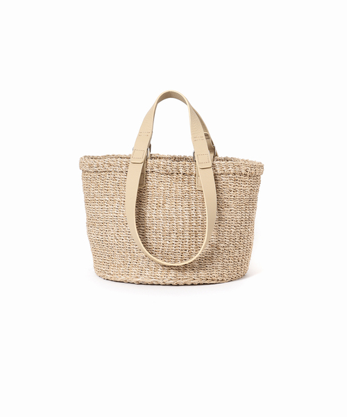 journal standard L'essage（ジャーナルスタンダードレサージュ）の「【Bucket Baggage/バケットバゲージ】HS BASKET M：カゴバッグ（かごバッグ・レディース・ベージュ/ブラック・FREE）」の9枚目の写真