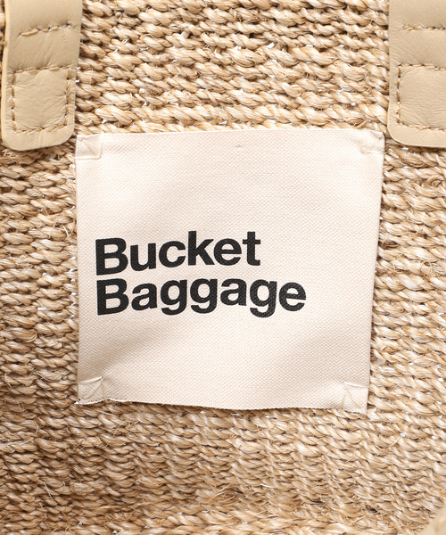 journal standard L'essage（ジャーナルスタンダードレサージュ）の「【Bucket Baggage/バケットバゲージ】HS BASKET M：カゴバッグ（かごバッグ・レディース・ベージュ/ブラック・FREE）」の12枚目の写真