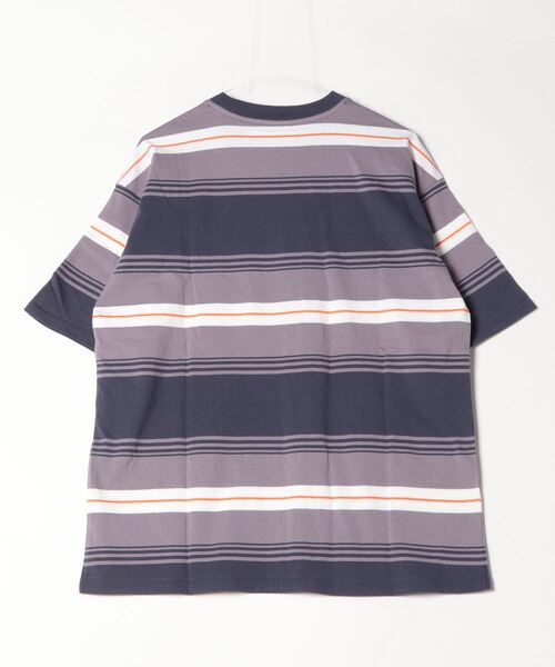 Hurley （ハーレー）の「Hurley/ハーレー 半袖Tee ルーズシルエット パネルボーダー MSS2411019（Tシャツ/カットソー・メンズ・グリーン系その他/ブラウン系その他/グレー系その他・M/L）」の4枚目の写真