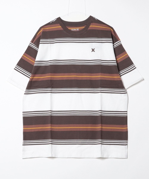 Hurley （ハーレー）の「Hurley/ハーレー 半袖Tee ルーズシルエット パネルボーダー MSS2411019（Tシャツ/カットソー・メンズ・グリーン系その他/ブラウン系その他/グレー系その他・M/L）」の15枚目の写真