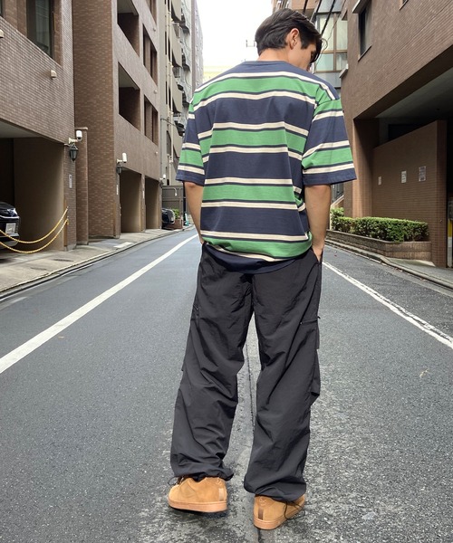 Hurley （ハーレー）の「Hurley/ハーレー 半袖Tee ルーズシルエット パネルボーダー MSS2411019（Tシャツ/カットソー・メンズ・グリーン系その他/ブラウン系その他/グレー系その他・M/L）」の10枚目の写真