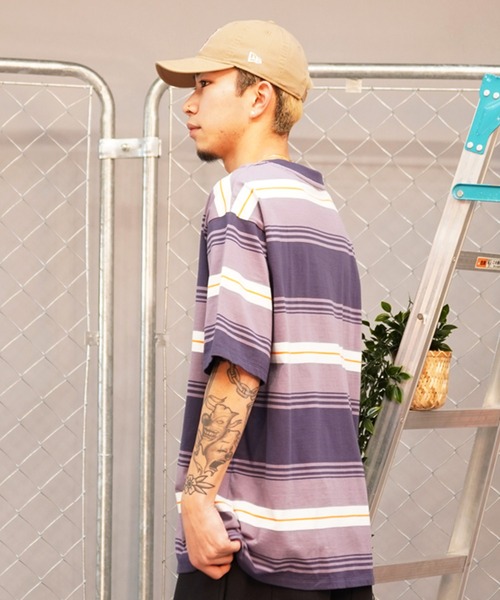 Hurley （ハーレー）の「Hurley/ハーレー 半袖Tee ルーズシルエット パネルボーダー MSS2411019（Tシャツ/カットソー・メンズ・グリーン系その他/ブラウン系その他/グレー系その他・M/L）」の18枚目の写真