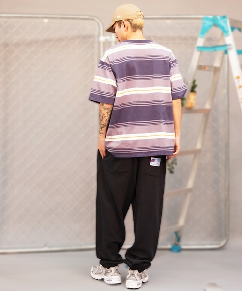 Hurley （ハーレー）の「Hurley/ハーレー 半袖Tee ルーズシルエット パネルボーダー MSS2411019（Tシャツ/カットソー・メンズ・グリーン系その他/ブラウン系その他/グレー系その他・M/L）」の22枚目の写真