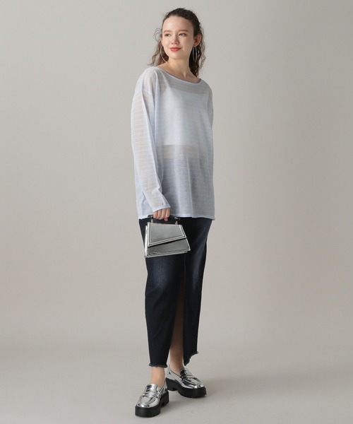 FOREVER 21（フォーエバー トゥエンティーワン）の「【2024SS】デニムロングスカート（デニムスカート・レディース・ブルー/ブラック・MEDIUM/SMALL）」の17枚目の写真
