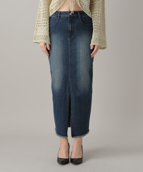 FOREVER 21（フォーエバー トゥエンティーワン）の「【2024SS】デニムロングスカート（デニムスカート・レディース・ブルー/ブラック・MEDIUM/SMALL）」の20枚目の写真