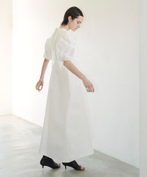 CROSSING GATHER ONEPIECE(ワンピース)|CLANE(クラネ)の CROSSING GATHER ONEPIECE(ワンピース)|CLANE(クラネ)の