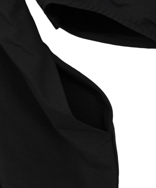 CLANE CROSSING GATHER ONEPIECE ブラック セール】CROSSING GATHER ONEPIECE（ワンピース）｜CLANE