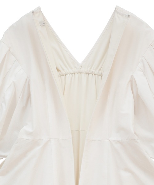 CLANE（クラネ）の「CROSSING GATHER ONEPIECE（ワンピース）」 - WEAR