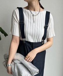 【WEB限定】ワイドリブショートスリーブプルオーバー