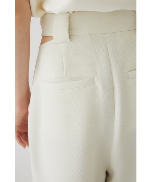 RIM.ARK(リムアーク)の「Waist slit open PT ウエストスリットオープンパンツ(スラックス・レディース・ホワイト/キャメル/ライトグリーン・38/36)」の18枚目の写真