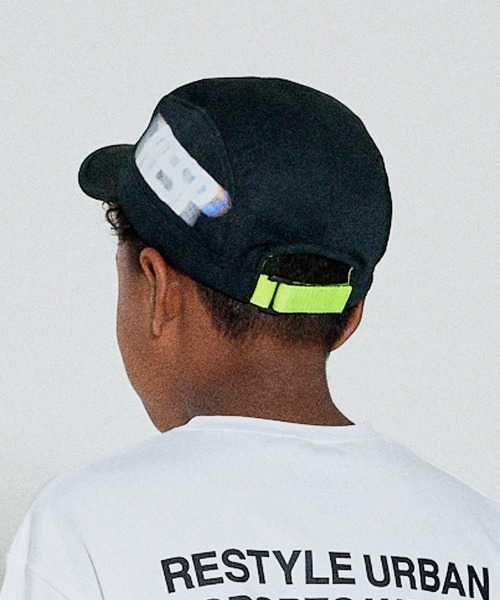 RE/SP（アールイーエスピー）の「RE/SP Jet cap / アールイーエスピー ジェットキャップ（キャップ・キッズ・ライム/ブラック・FREE）」の4枚目の写真