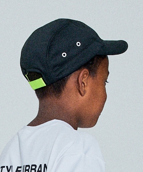 RE/SP（アールイーエスピー）の「RE/SP Jet cap / アールイーエスピー ジェットキャップ（キャップ・キッズ・ライム/ブラック・FREE）」の5枚目の写真