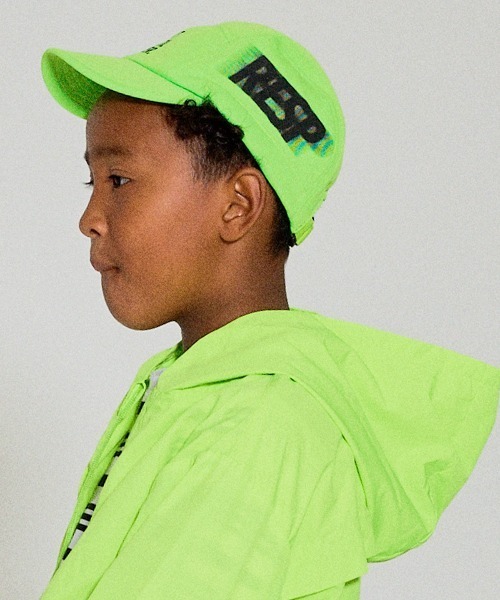 RE/SP（アールイーエスピー）の「RE/SP Jet cap / アールイーエスピー ジェットキャップ（キャップ・キッズ・ライム/ブラック・FREE）」の6枚目の写真
