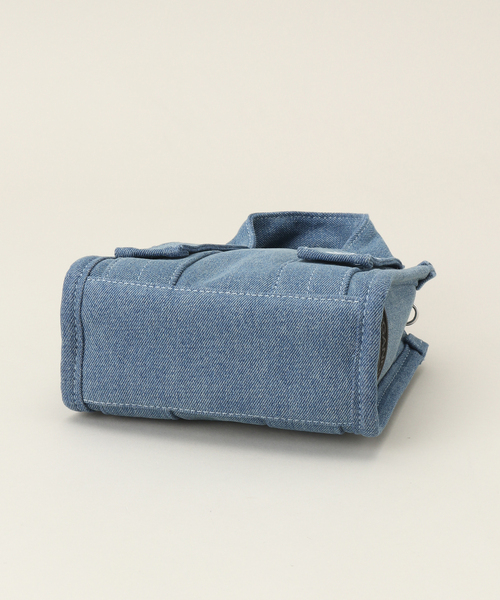 U by SPICK&SPAN（ユーバイスピックアンドスパン）の「【GANNI / ガニー】 Recycled Tech Mini Tote Denim（ショルダーバッグ・レディース・サックスブルー・FREE）」の8枚目の写真