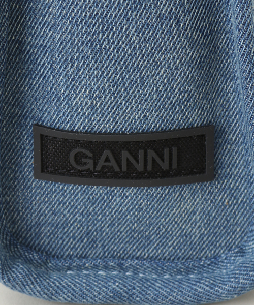 U by SPICK&SPAN（ユーバイスピックアンドスパン）の「【GANNI / ガニー】 Recycled Tech Mini Tote Denim（ショルダーバッグ・レディース・サックスブルー・FREE）」の15枚目の写真