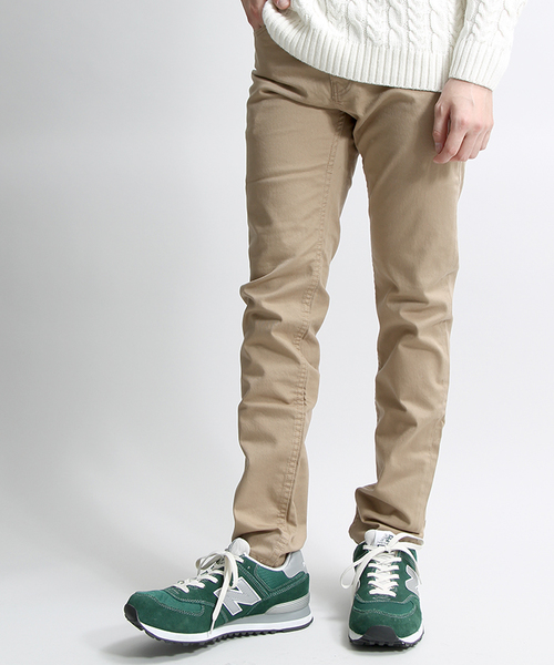 WEGO（ウィゴー）の「WEGO/ライクラツイルスキニーパンツ（その他パンツ・メンズ・ロイヤルブルー/ホワイト/ブラック/ライトグレー/ベージュ/カーキ/マスタード・SMALL/MEDIUM/LARGE）」の4枚目の写真