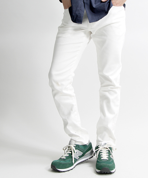 WEGO（ウィゴー）の「WEGO/ライクラツイルスキニーパンツ（その他パンツ・メンズ・ロイヤルブルー/ホワイト/ブラック/ライトグレー/ベージュ/カーキ/マスタード・SMALL/MEDIUM/LARGE）」の2枚目の写真