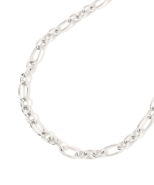 BAYFLOW（ベイフロー）の「ステンレスオーバルフィガロネックレス（ネックレス・レディース・シルバー/ゴールド・FREE）」の2枚目の写真