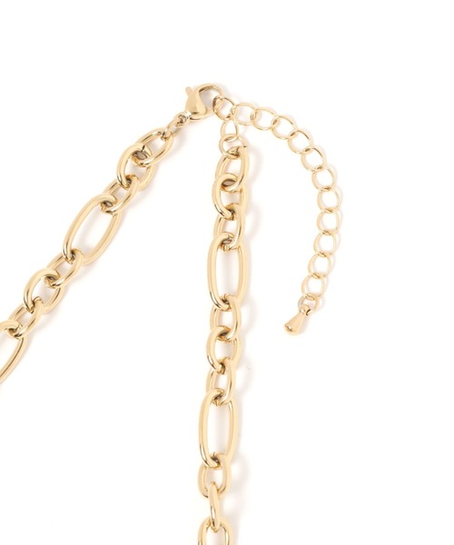 BAYFLOW（ベイフロー）の「ステンレスオーバルフィガロネックレス（ネックレス・レディース・シルバー/ゴールド・FREE）」の3枚目の写真