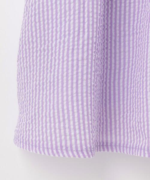 SHOO・LA・RUE(シューラルー)の「◆【110-140cm】異素材ドッキングTシャツ(Tシャツ/カットソー・キッズ・サックスブルー/ブラック/パープル/グリーン系・13/14/12/11)」の15枚目の写真