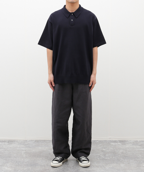 セール】米富繊維 / Yonetomi LIGHT WAVE COTTON ニットポロ