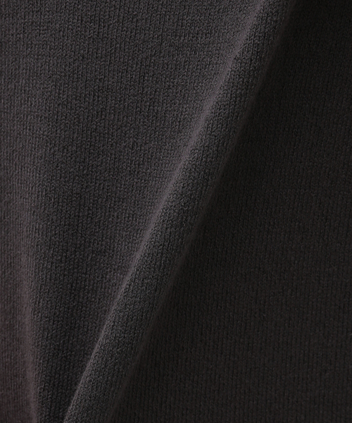 Yonetomi(ヨネトミ)の「米富繊維 / Yonetomi LIGHT WAVE COTTON ニットポロ(ポロシャツ・メンズ・ネイビー/チャコールグレー・4/3)」の12枚目の写真