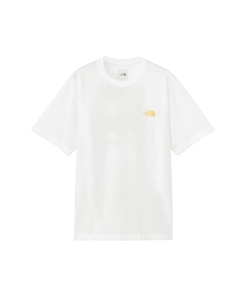 THE NORTH FACE（ザノースフェイス）の「THE NORTH FACE S/S BANDANA SQUARE LOGO TEE（ザ・ノース・フェイス ショートスリーブバンダナスクエアロゴティー）（Tシャツ/カットソー・メンズ・ブラック/ミックスグレー/ブルー系/ホワイト・SMALL/MEDIUM/LARGE/X-LARGE）」の5枚目の写真